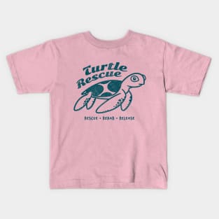 Turtle Rescue - Rescue Rehab Release Kids T-Shirt